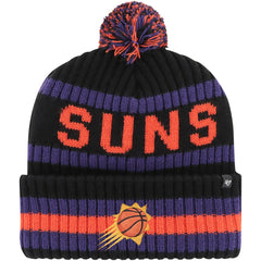 Phoenix Suns '47 Bering Cuffed Knit Hat with Pom Black