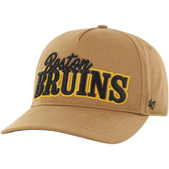 NHL Boston Bruins '47 Barnes Hitch Adjustable Hat - Tan