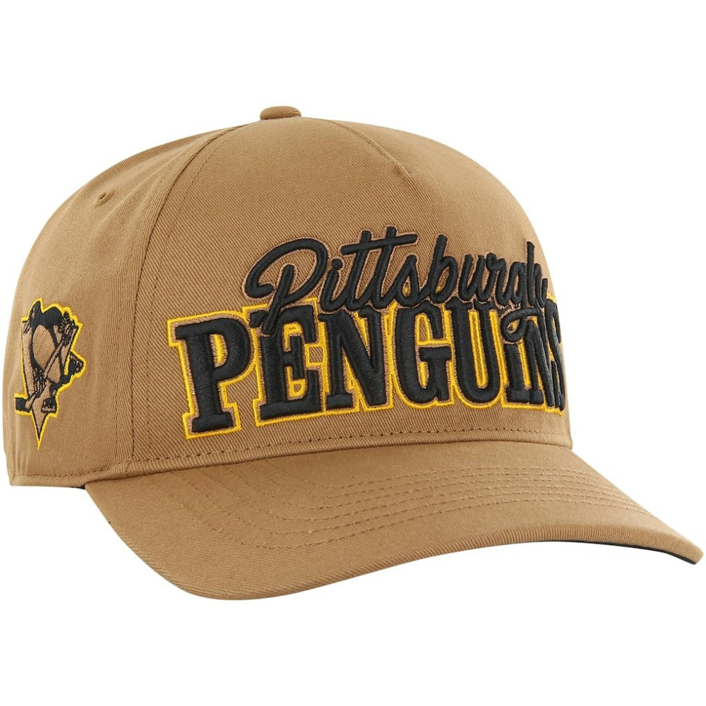 NHL Pittsburgh Penguins '47 Barnes Hitch Adjustable Hat - Tan