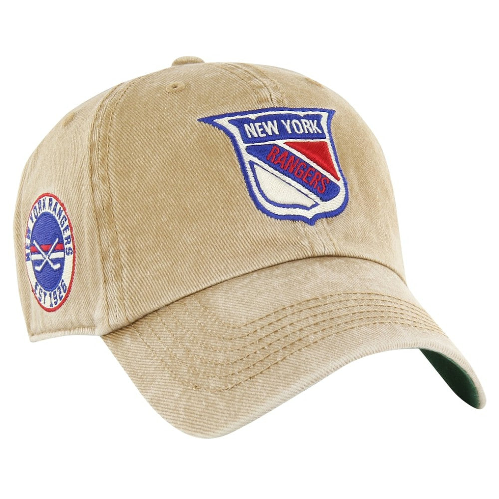 NHL New York Rangers '47 Earldor Clean Up Adjustable Hat - Khaki