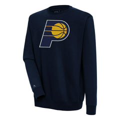 Indiana Pacers Antigua Victory Pullover Sweatshirt Navy