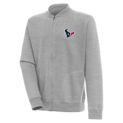 Houston Texans Antigua Victory Full-Zip Jacket Heather Gray