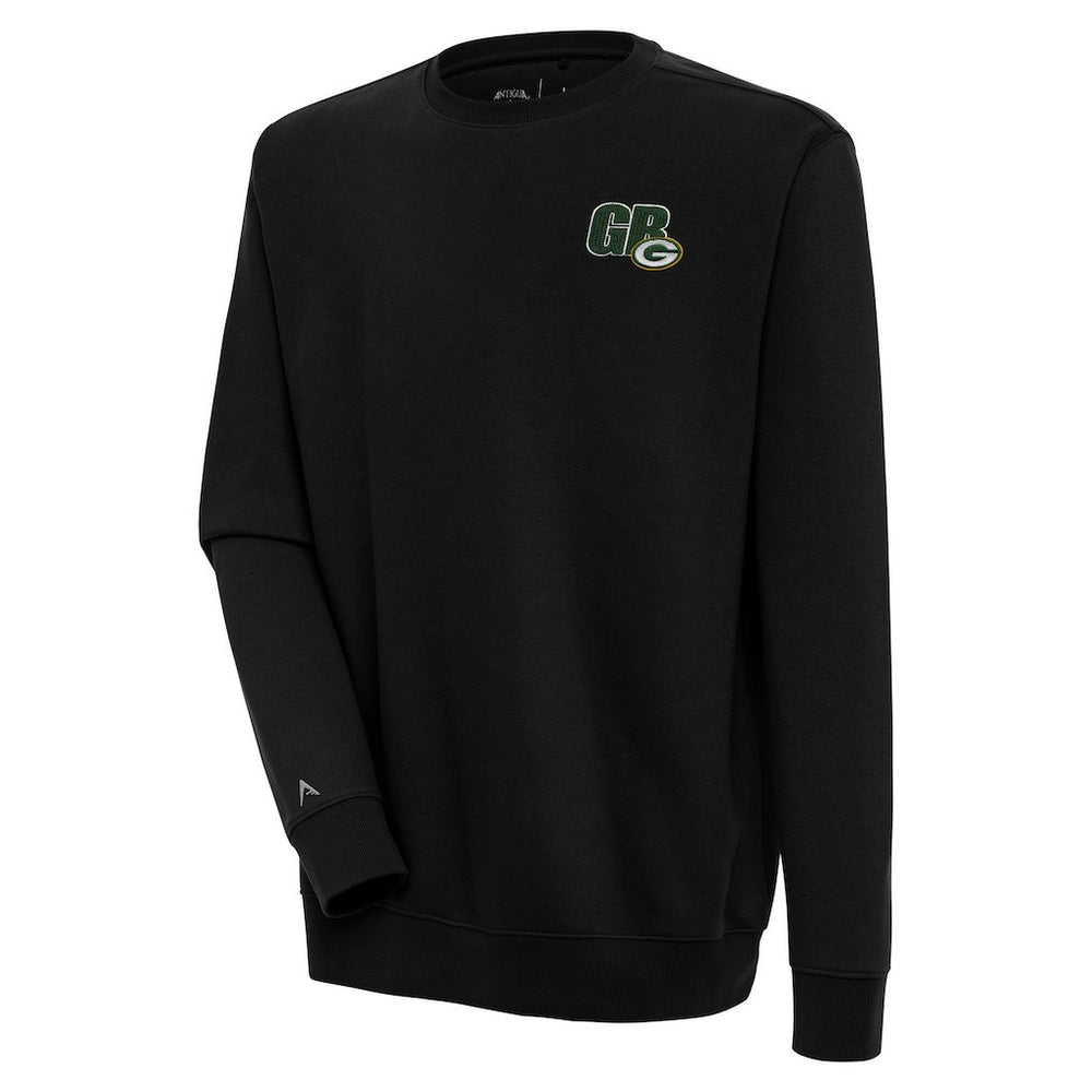 Green Bay Packers Antigua Victory Pullover Sweatshirt Black