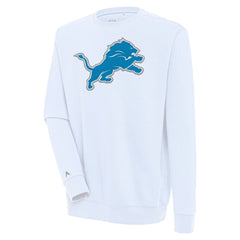 Detroit Lions Antigua Victory Pullover Sweatshirt White