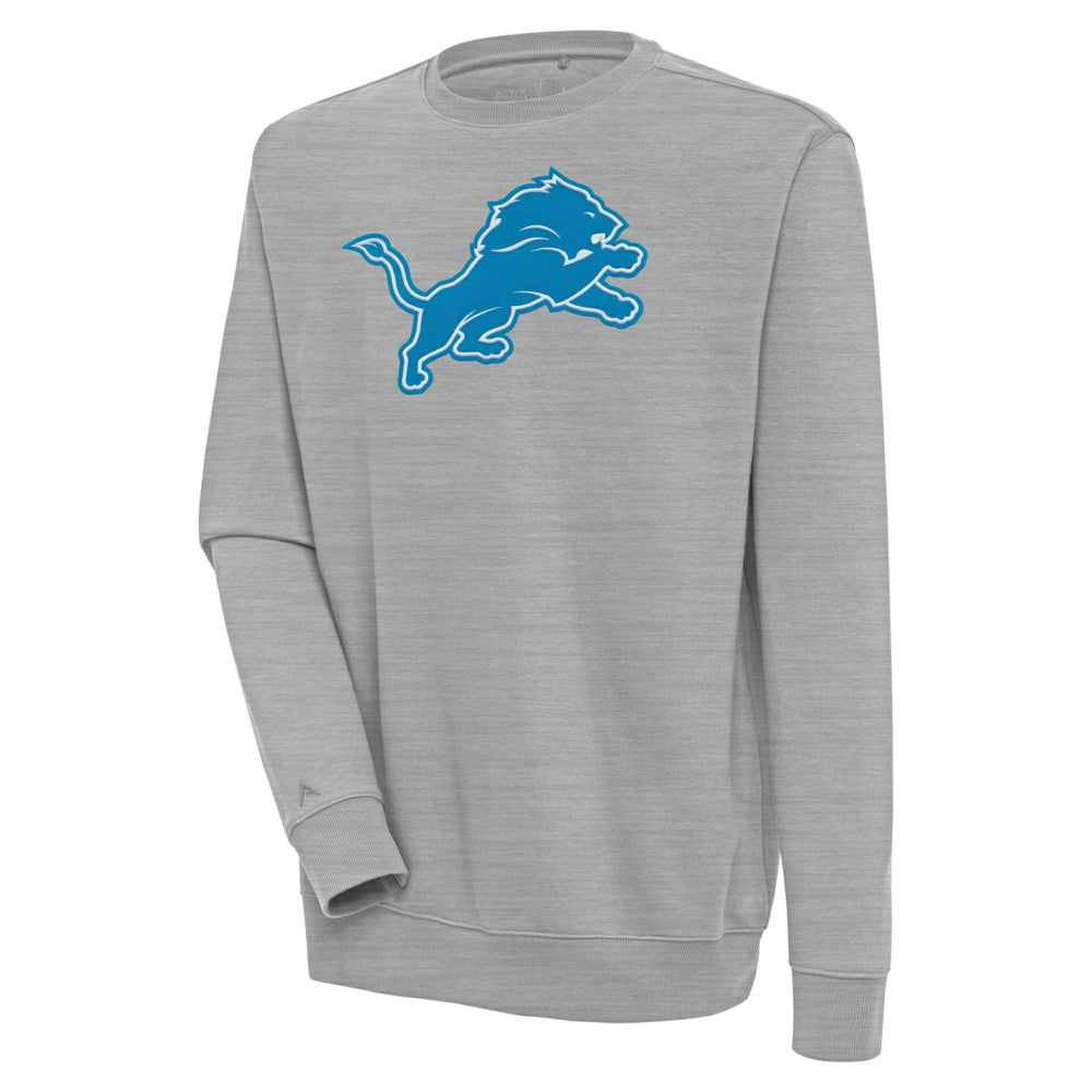 Detroit Lions Antigua Victory Pullover Sweatshirt Heather Gray