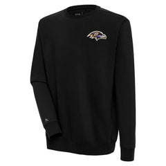 Baltimore Ravens Antigua Victory Pullover Sweatshirt Black