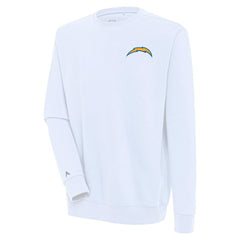 Los Angeles Chargers Antigua Victory Pullover Sweatshirt White