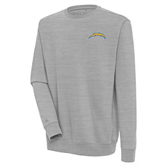 Los Angeles Chargers Antigua Victory Pullover Sweatshirt Heather Gray