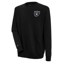 Las Vegas Raiders Antigua Victory Pullover Sweatshirt Black