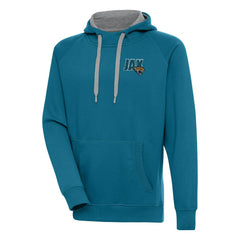 Jacksonville Jaguars Antigua Victory Pullover Hoodie Teal