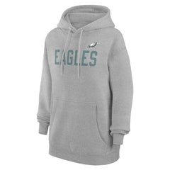 Philadelphia Eagles G-III 4Her by Carl Banks Women's Dot Print Pullover Hoodie Heather Gray