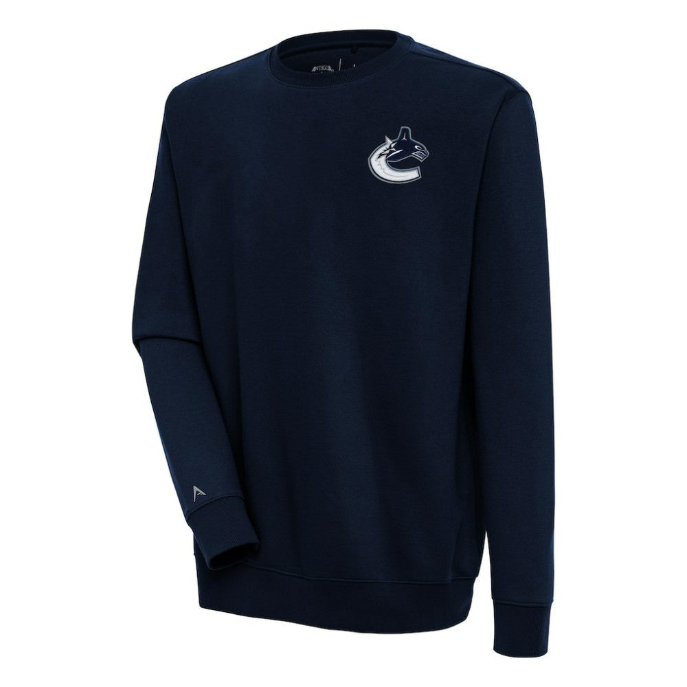 NHL Vancouver Canucks Antigua Victory Pullover Sweatshirt - Navy