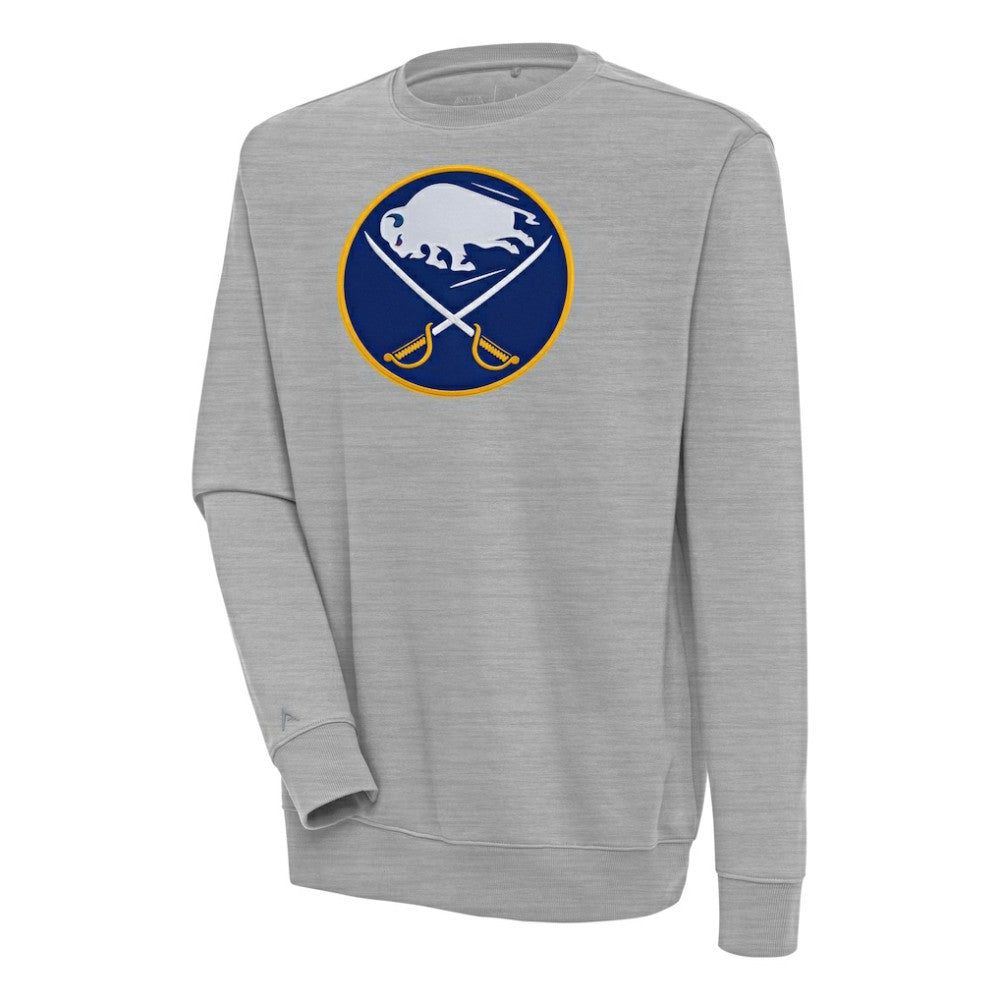 NHL Buffalo Sabres Antigua Victory Pullover Sweatshirt - Heather Gray