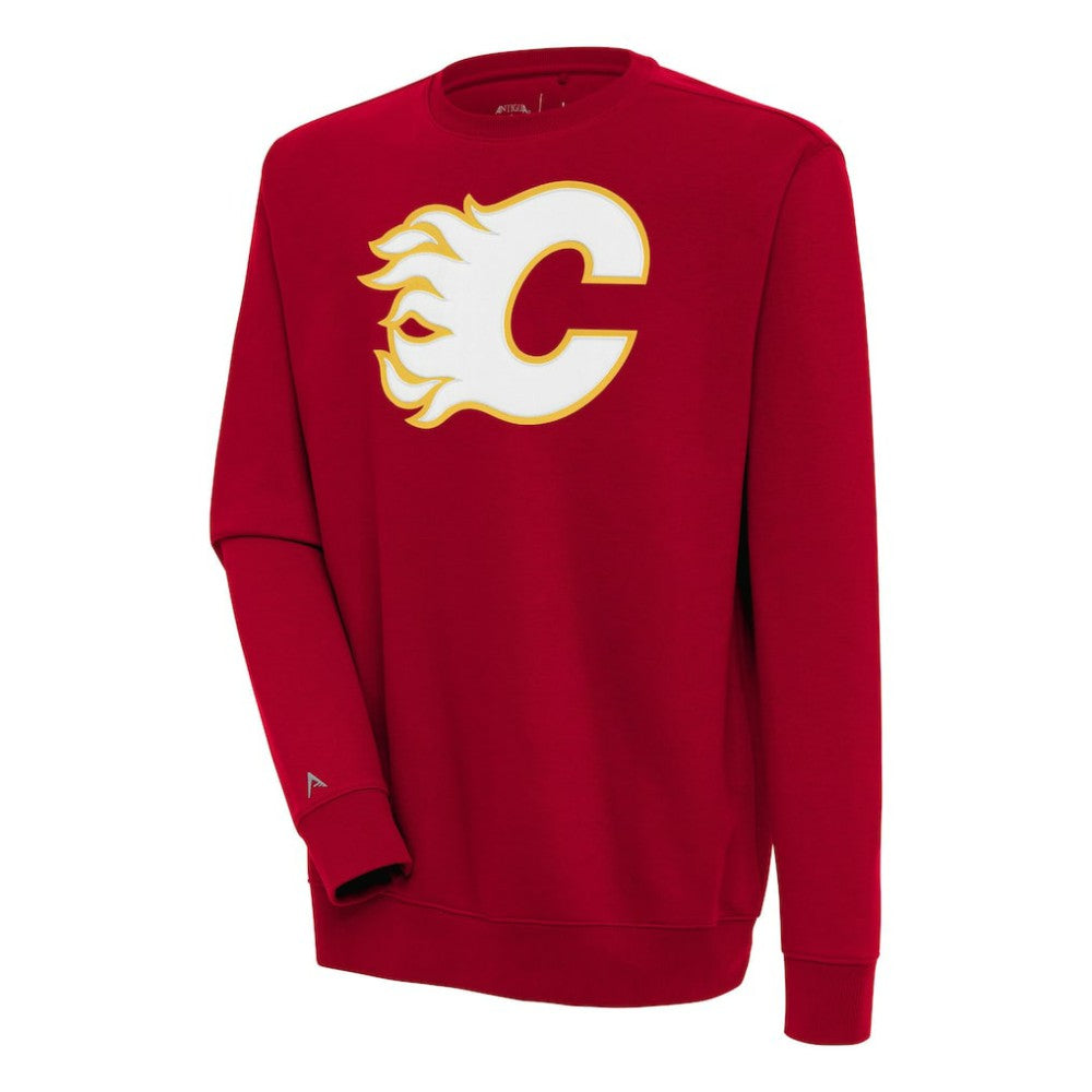 NHL Calgary Flames Antigua Victory Pullover Sweatshirt - Red