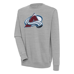 NHL Colorado Avalanche Antigua Victory Pullover Sweatshirt - Heather Gray