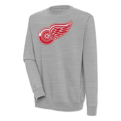 NHL Detroit Red Wings Antigua Victory Pullover Sweatshirt - Heather Gray