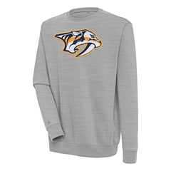 NHL Nashville Predators Antigua Victory Pullover Sweatshirt - Heather Gray