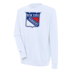 NHL New York Rangers Antigua Victory Pullover Sweatshirt - White