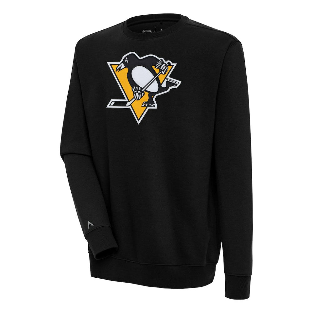 NHL Pittsburgh Penguins Antigua Victory Pullover Sweatshirt - Black