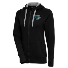 Philadelphia Eagles Antigua Women's Victory Full-Zip Hoodie Black