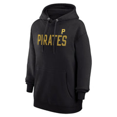 Pittsburgh Pirates G-III 4Her by Carl Banks Women's Dot Print Pullover Hoodie - Black Hoodies
