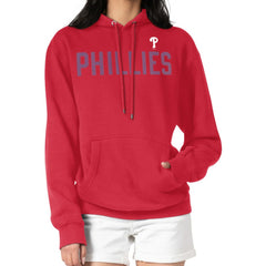 Philadelphia Phillies G-III 4Her by Carl Banks Women's Dot Print Pullover Hoodie - Red Hoodies