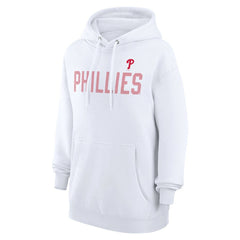 Philadelphia Phillies G-III 4Her by Carl Banks Women's Dot Print Pullover Hoodie - White Hoodies
