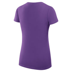 Colorado Rockies G-III 4Her by Carl Banks Women's Super-Slim Fit Lightweight Dot Print V-Neck T-Shirt - Purple T-shirts