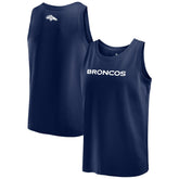 Denver Broncos Elements Tank Top Navy