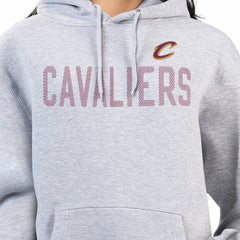 Cleveland Cavaliers G-III 4Her by Carl Banks Women's Dot Print Pullover Hoodie Heather Gray