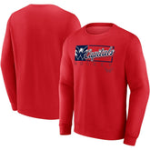 NHL Washington Capitals Fanatics Focus Fleece Pullover Sweatshirt - Red