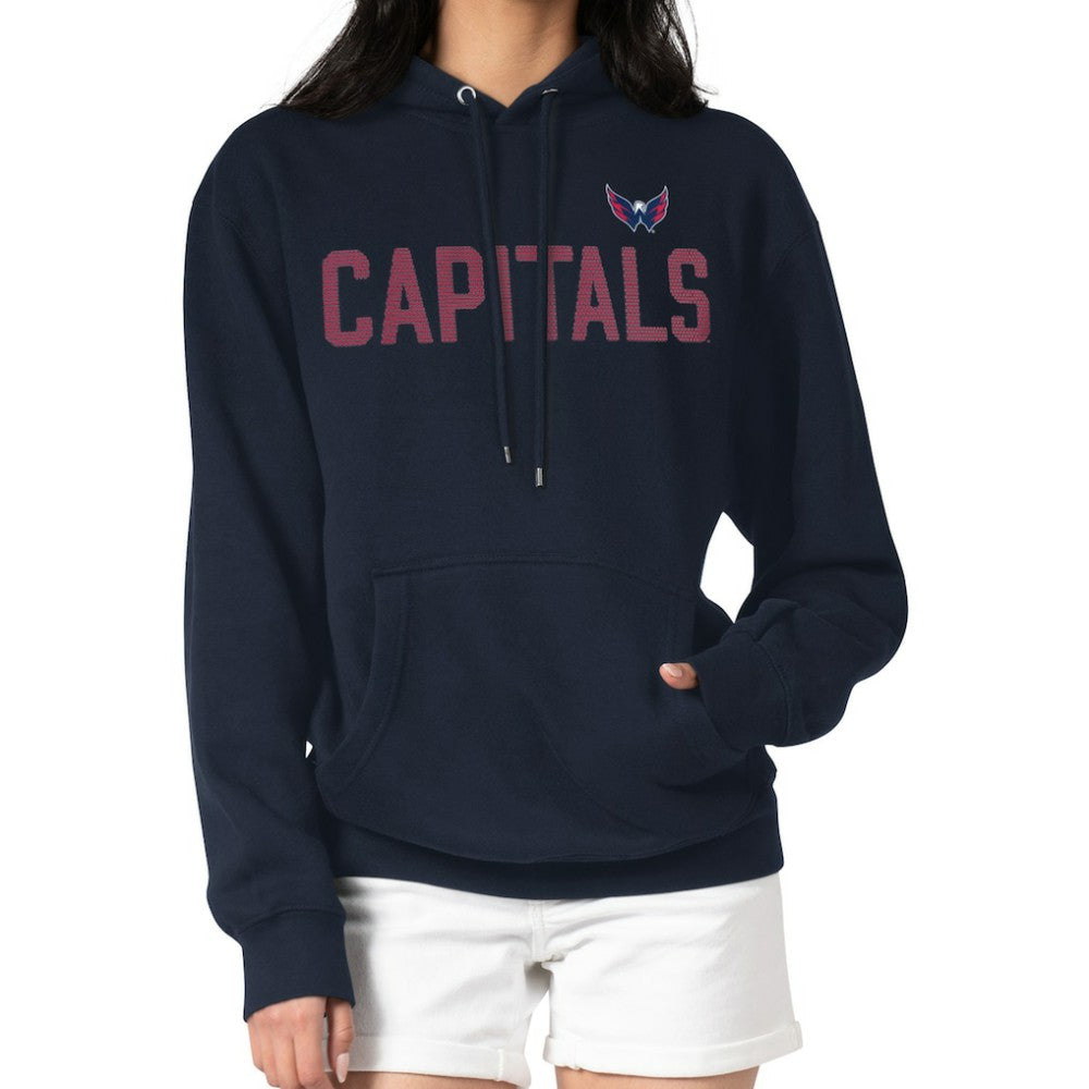 NHL Washington Capitals G-III 4Her by Carl Banks Women's Dot Print Pullover Hoodie - Navy