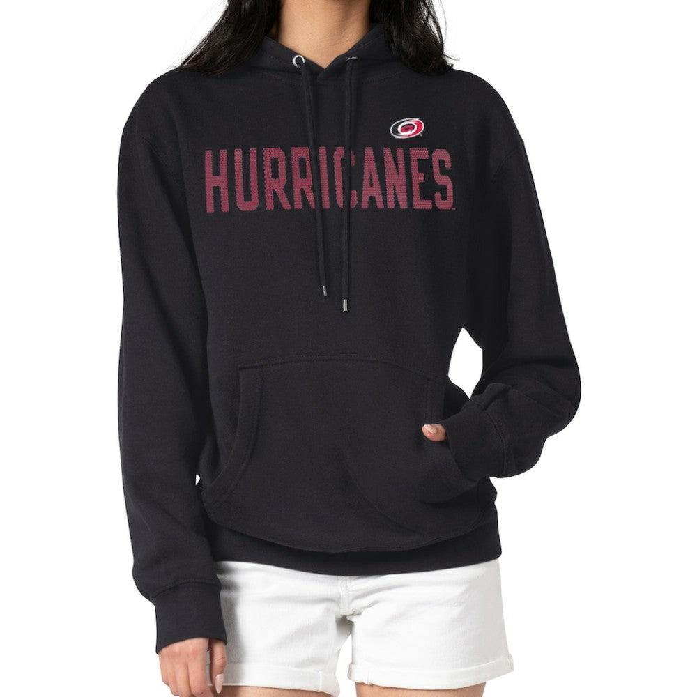 NHL Carolina Hurricanes G-III 4Her by Carl Banks Women's Dot Print Pullover Hoodie - Black