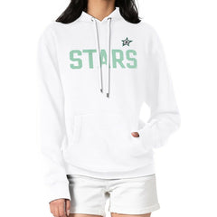 NHL Dallas Stars G-III 4Her by Carl Banks Women's Dot Print Pullover Hoodie - White