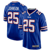 Ty Johnson Buffalo Bills Team Game Jersey Royal