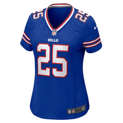 NFL Ty Johnson Buffalo Bills Women's Team Game Jersey - Royal