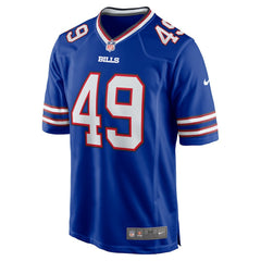 NFL DaShaun White Buffalo Bills Team Game Jersey - Royal
