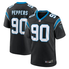 NFL Julius Peppers Carolina Panthers Retired Player Game Jersey - Black