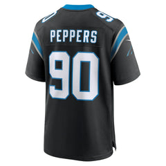 NFL Julius Peppers Carolina Panthers Retired Player Game Jersey - Black
