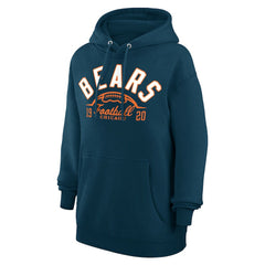Chicago Bears Starter Unisex Half Ball Team Fleece Pullover Hoodie Navy