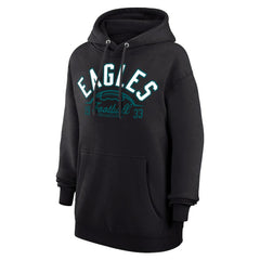 Philadelphia Eagles Starter Unisex Half Ball Team Fleece Pullover Hoodie Black