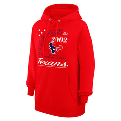 Houston Texans Starter Unisex Arch Team Fleece Pullover Hoodie Red