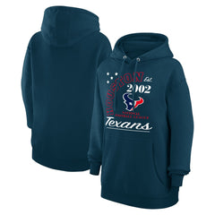 Houston Texans Starter Unisex Arch Team Fleece Pullover Hoodie Navy