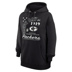 Green Bay Packers Starter Unisex Arch Team Fleece Pullover Hoodie Black