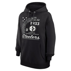 Pittsburgh Steelers Starter Unisex Arch Team Fleece Pullover Hoodie Black