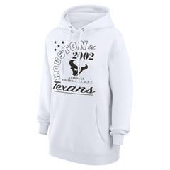 Houston Texans Starter Unisex Arch Team Fleece Pullover Hoodie White