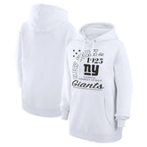 New York Giants Starter Unisex Arch Team Fleece Pullover Hoodie White