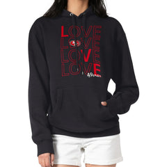 San Francisco 49ers G-III 4Her by Carl Banks Women's Love Graphic Pullover Hoodie Black