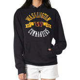 Washington Commanders G-III 4Her by Carl Banks Women's City Graphic Team Fleece Pullover Hoodie Black