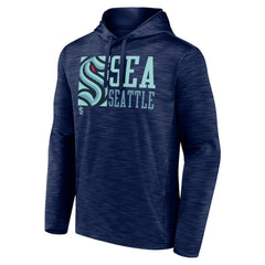 NHL Seattle Kraken Fanatics Never Quit Pullover Hoodie - Deep Sea Blue